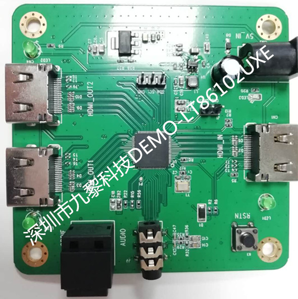  LT86102UXE 單HDMI2.0轉雙HDMI2.0芯片，實現雙擴展屏，支持DDC/SCDC兼容HDMI2.0/1.4規范